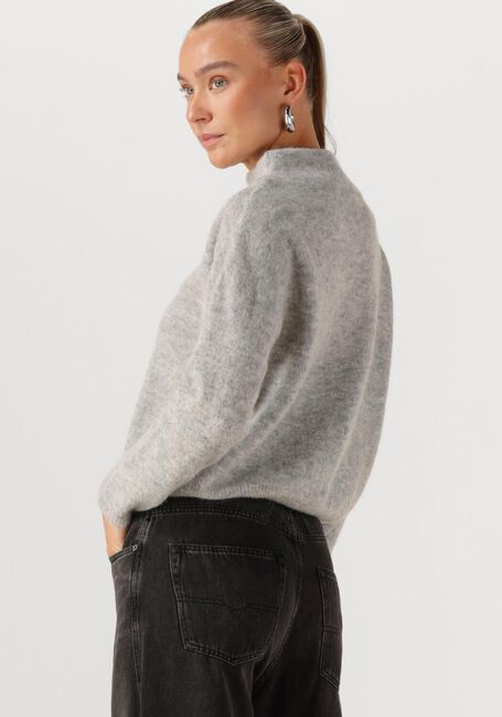 Lichtgrijze BY-BAR Trui VINN PULLOVER - large