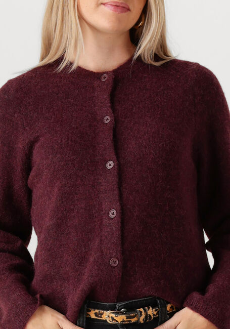 Bordeaux SELECTED FEMME Vest SLFLULU NEW LS KNIT CARDIGAN - large