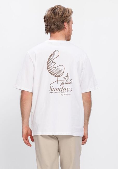 RESTER&Ouml;DS T-shirt TAS PRINT en blanc - large