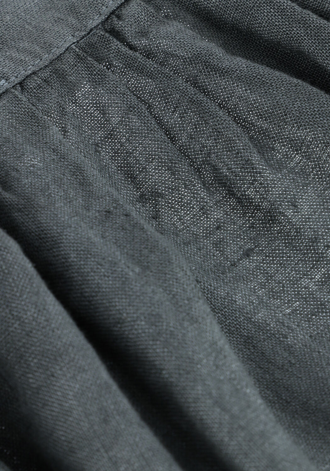 BY-BAR Haut VINA LINNEN BLOUSE Vert fonc&eacute; - large