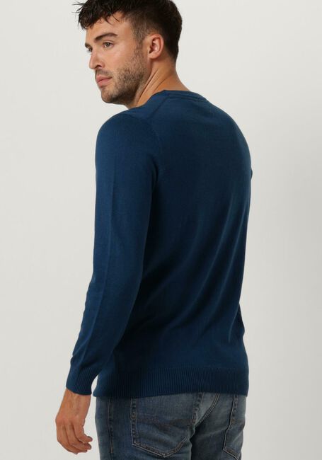 LYLE & SCOTT Pull COTTON MERINO CREW JUMPER en bleu - large