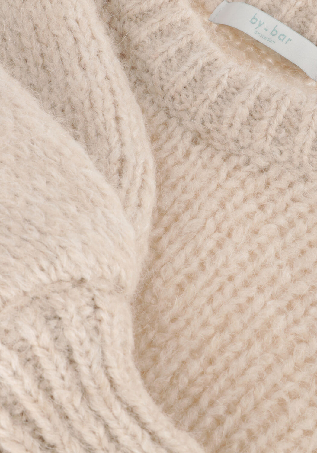 Beige BY-BAR Trui LUCIA PULLOVER - large