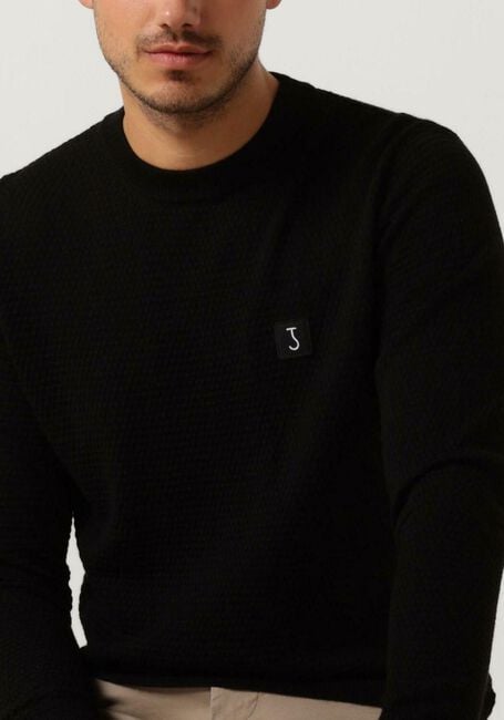 BUTCHER OF BLUE Pull STRUCTURE CREW en noir - large