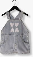 Paarse Jelly Mallow  HEART DENIM SHORT OVERALL
