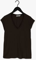 CC HEART T-shirt BASIC V-NECK T-SHIRT en marron