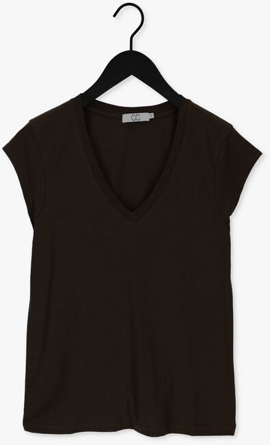 CC HEART T-shirt BASIC V-NECK T-SHIRT en marron - large