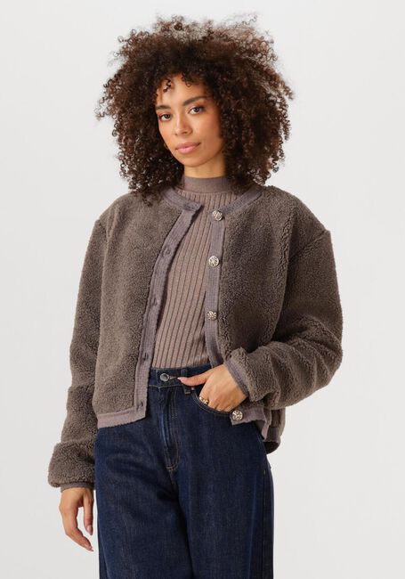 NOTRE-V Gilet NV-GRIET en taupe - large