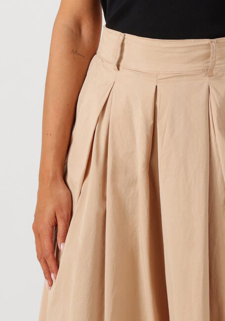 SUMMUM Pantalon large CULOTTE LT WT STRETCH POPLIN en beige - large