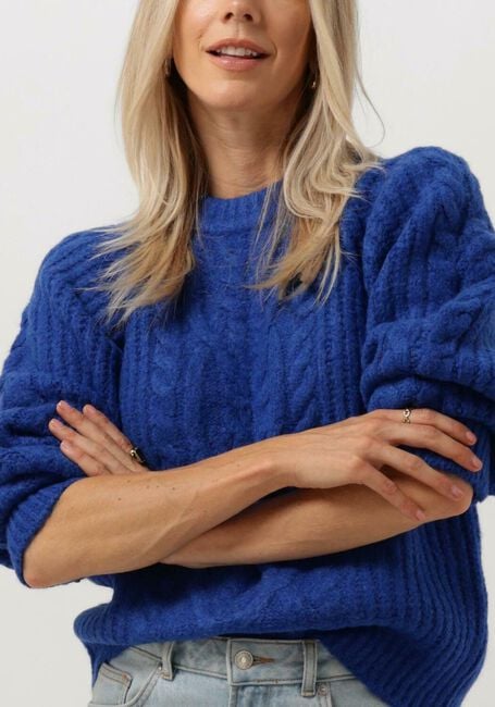 Y.A.S. Pull YASSULLA LS KNIT PULLOVER en bleu - large