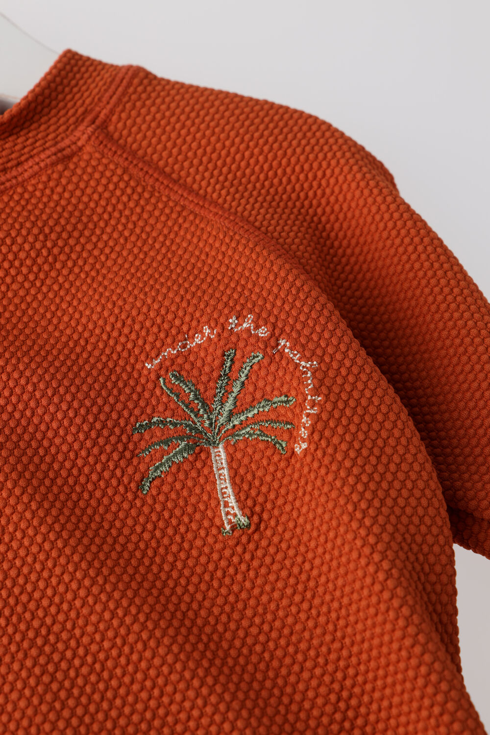 SALTED STORIES Maillots de bain anti uv SOLID SWIM LONGSLEEVE en marron - large