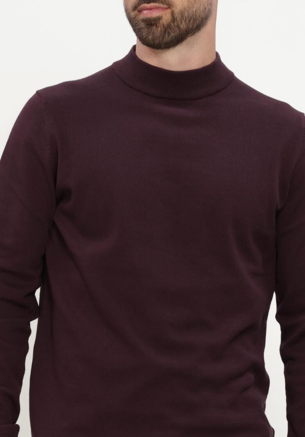 SAINT STEVE Pull BEN Bordeaux - large