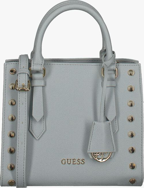 Blauwe GUESS Handtas CHARME SMALL SATCHEL - large