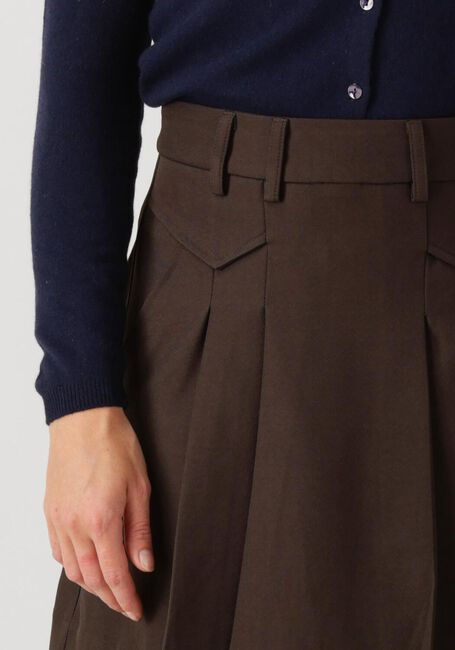 CO'COUTURE Mini-jupe LUNA POCKET PLEAT MINI SKIRT en marron - large