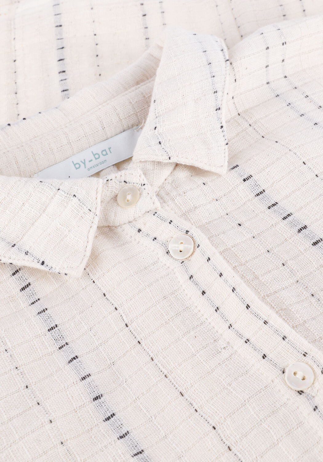 Creme BY-BAR  NOREL STRIPE BLOUSE - large