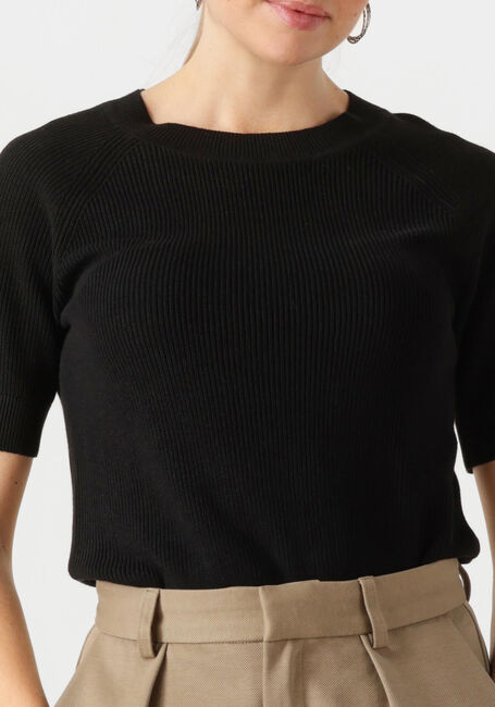 SELECTED FEMME T-shirt SLFELINNA NEW SS KNIT TOP en noir - large