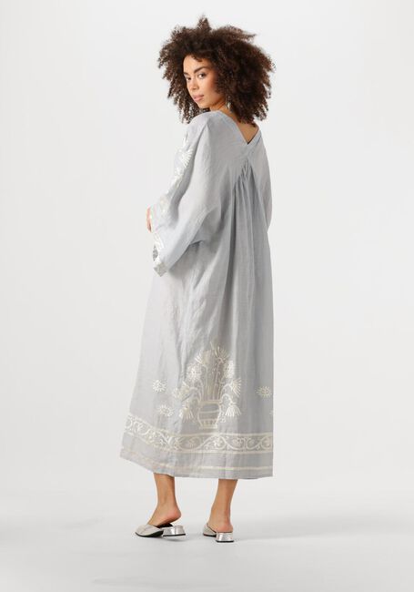 Lichtgrijze GREEK ARCHAIC KORI Maxi jurk 430582 - large