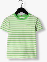 TOMMY HILFIGER T-shirt BRETON POCKET STRIPE TEE S/S en vert - medium