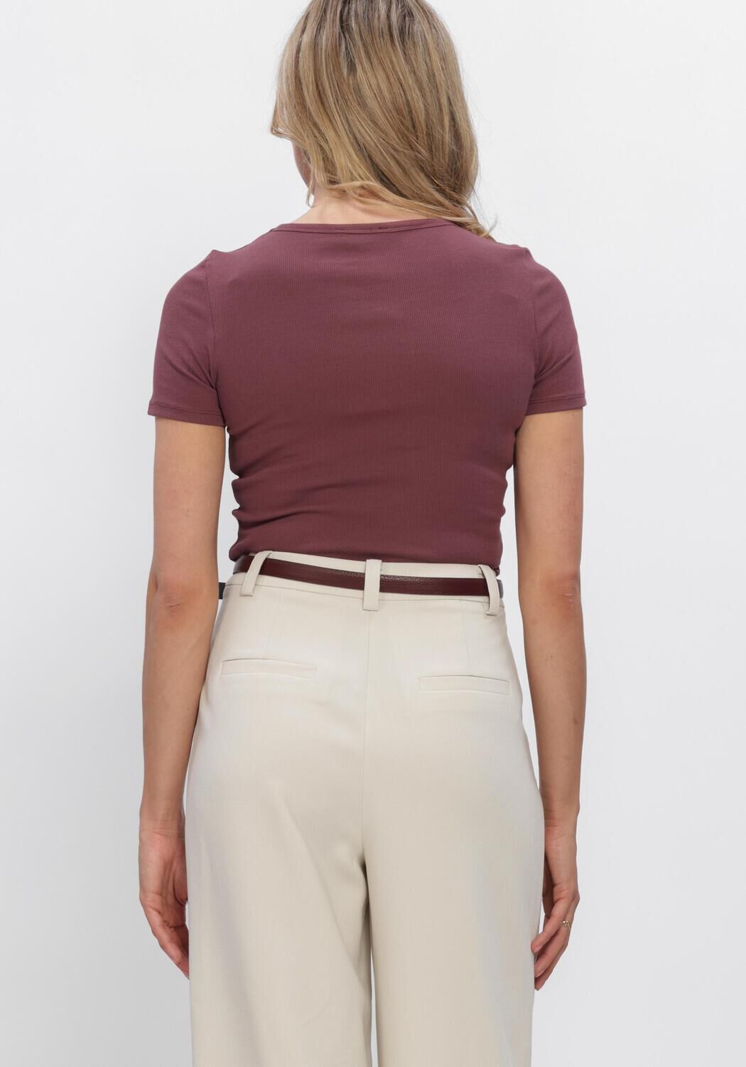 Bordeaux MODSTR&Ouml;M Top IGORMD SHORT T-SHIRT - large