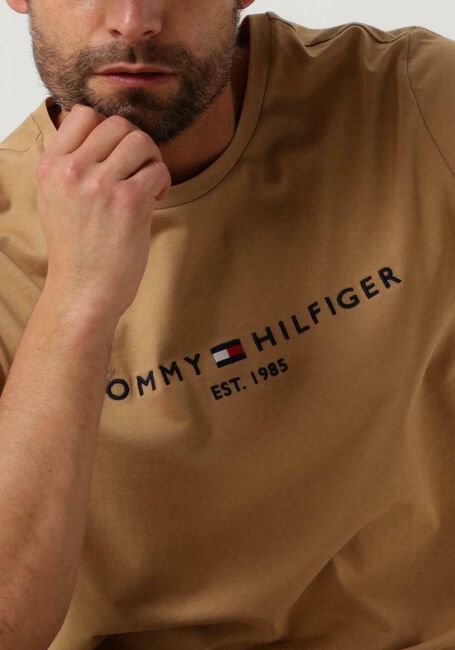 TOMMY HILFIGER T-shirt TOMMY LOGO TEE Kaki - large