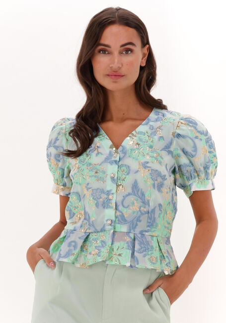 HUNKON COCO TOP Blouses en bleu - large