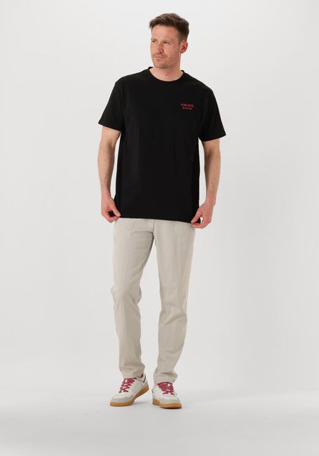 PURE PATH T-shirt REGULAR FIT CREWNECK SS T-SHIRTS en noir - large