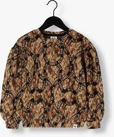 Bruine ALIX MINI Sweater KNITTED ANIMAL TEXT JUMPER - medium