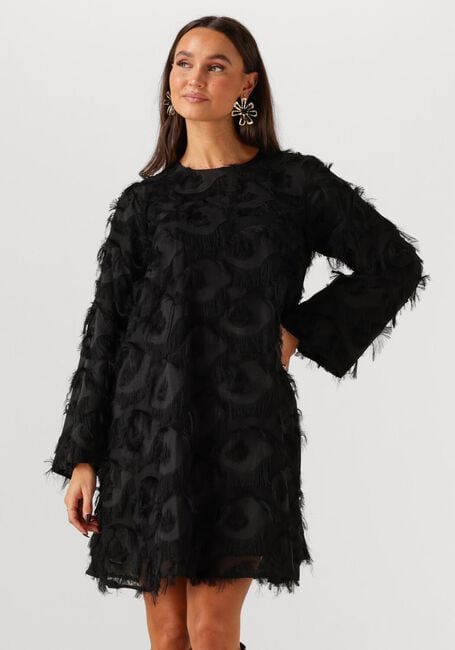 Zwarte Y.A.S. Mini jurk YASDIO LS MINI DRESS - large