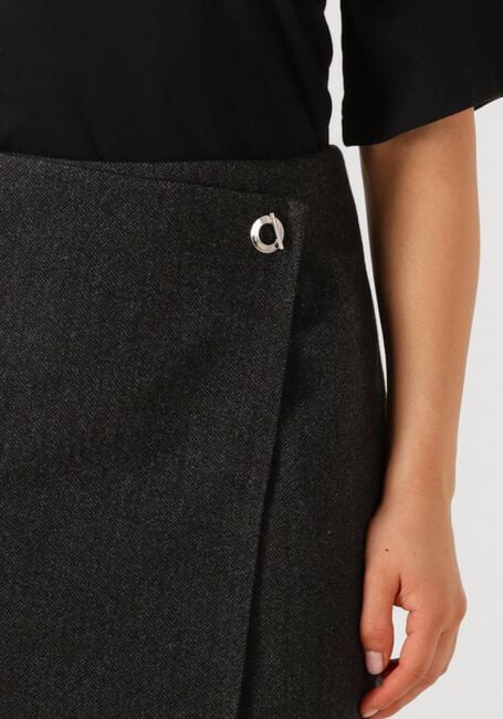Donkergrijze NEO NOIR Rokken MARISI HERRINGBONE SKIRT - large