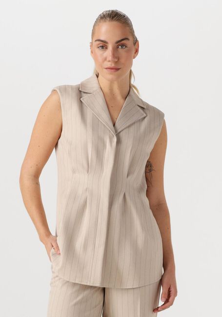 BRUUNS BAZAAR Gilet URWA WAISTCOAT en beige - large