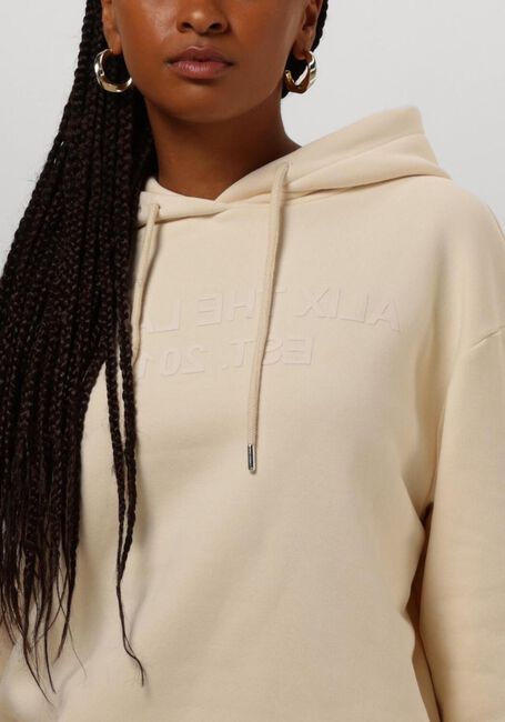 ALIX THE LABEL Pull LADIES KNITTED ALIX HOODIE Écru - large