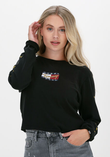 TOMMY JEANS T-shirt TJW REG VINTAGE BRONZE 3 TEE L en noir - large