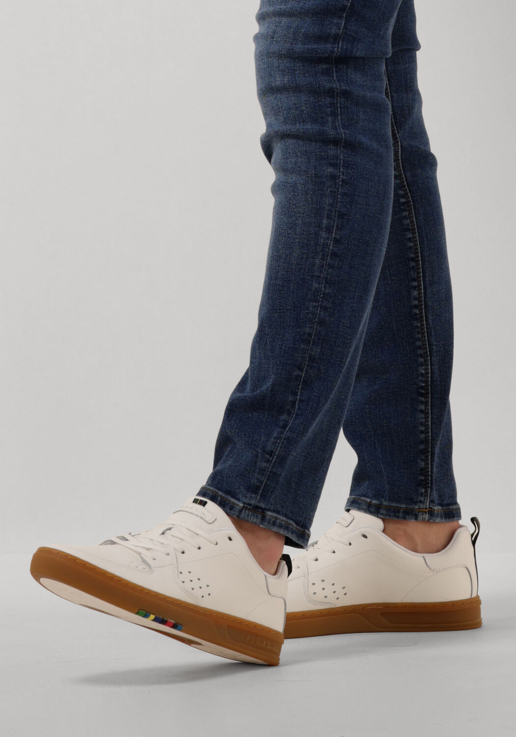 PS PAUL SMITH Baskets basses MENS SHOE COSMO en blanc - large