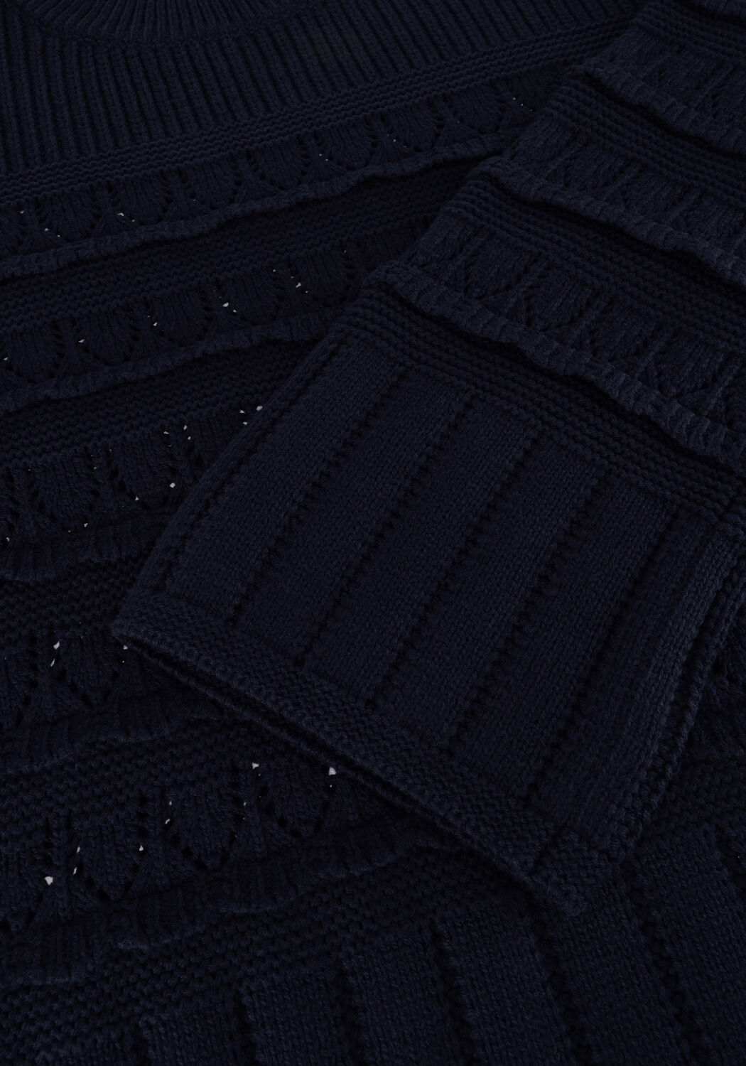 Y.A.S. Pull YASTIMU LS KNIT PULLOVER Bleu fonc&eacute; - large