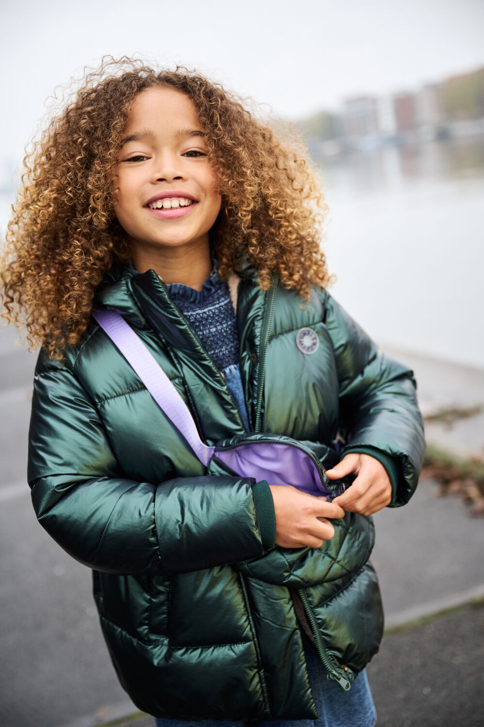 Groene TUMBLE 'N DRY Gewatteerde jas ROSTOCK 2 - large