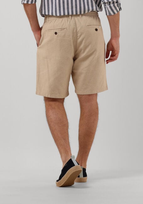 SELECTED HOMME Pantalon courte SLHCOMFORT-BRODY LINEN SHORTS en beige - large