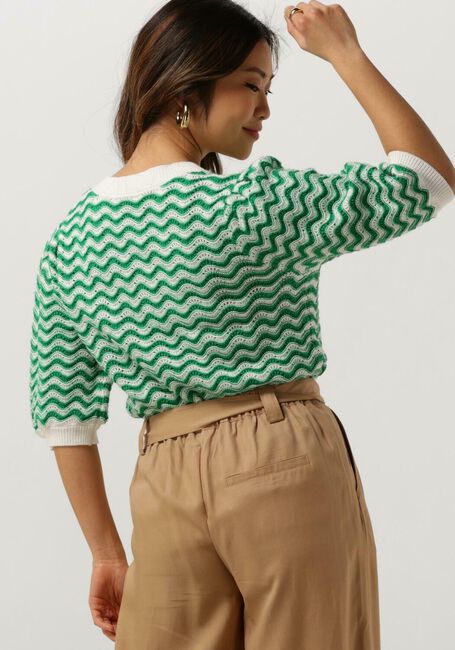 MINUS T-shirt MAIKA 2/4 SLEEVE KNIT T-SHIRT en vert - large