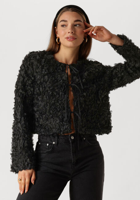 Zwarte Y.A.S. Vest YASFLOWI LS JACKET - large