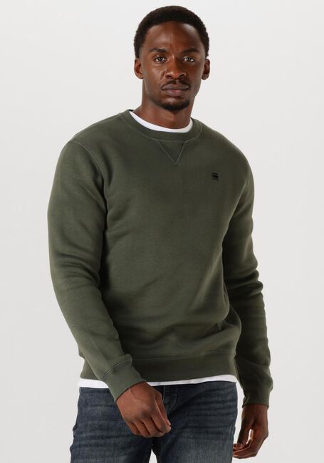 Donkergroene G-STAR RAW Sweater PREMIUM CORE R SW L/S - large