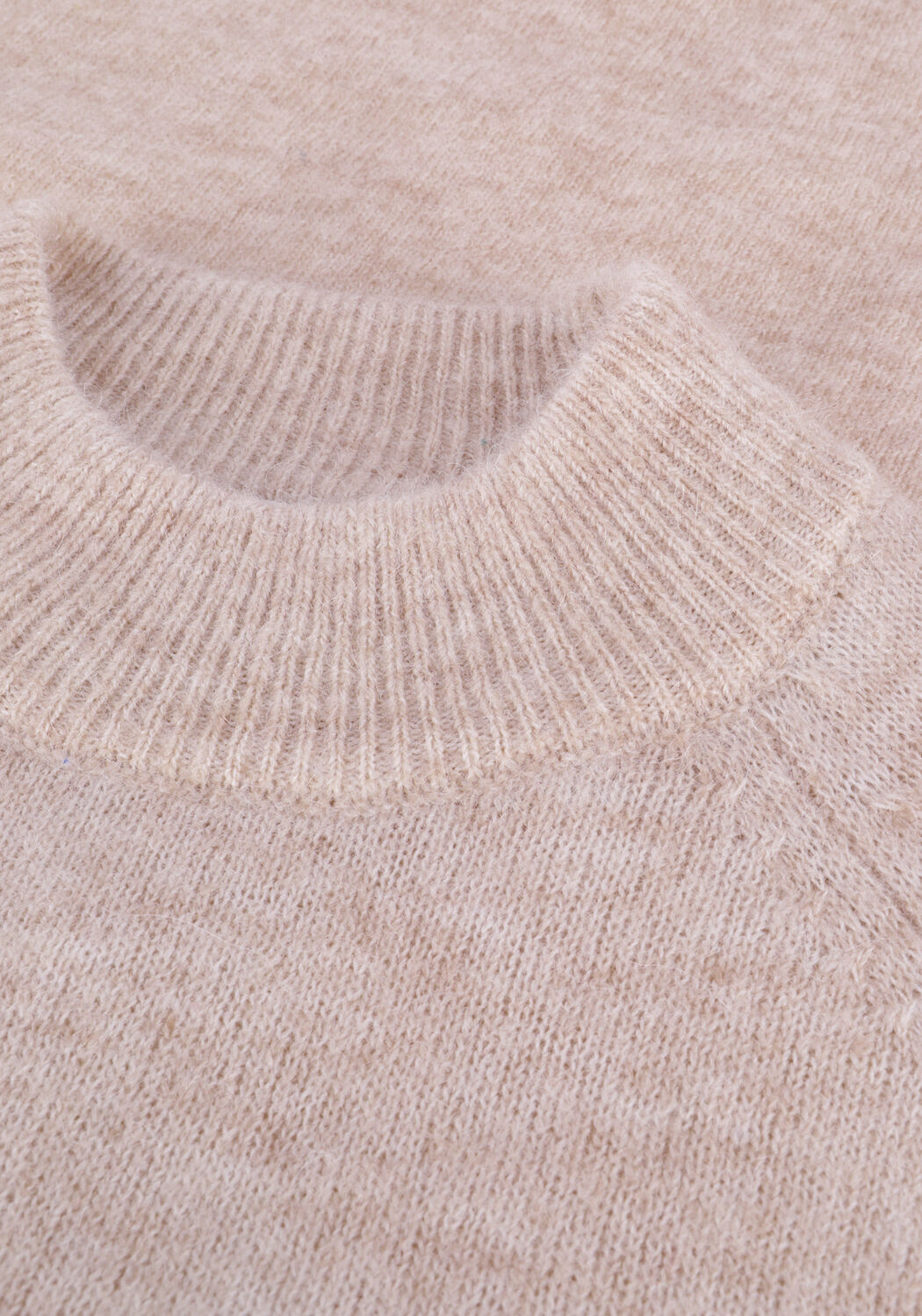SELECTED WOMEN Pull LULU LS KNIT HIGH NECK B en beige - large
