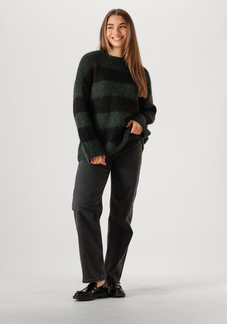 SELECTED FEMME Pull SLFGABELLA LS KNIT O-NECK CAMP en vert - large
