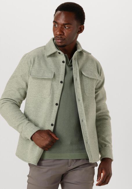 Lichtgrijze DSTREZZED Overshirt ULRIK OVERSHIRT - large