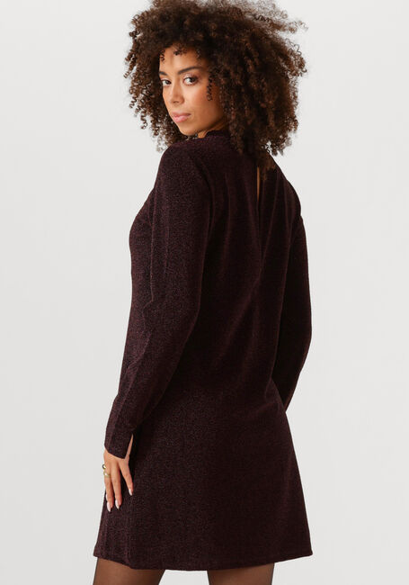 OBJECT Mini robe OBJFILIPA L/S RE SHORT DRESS Bordeaux - large