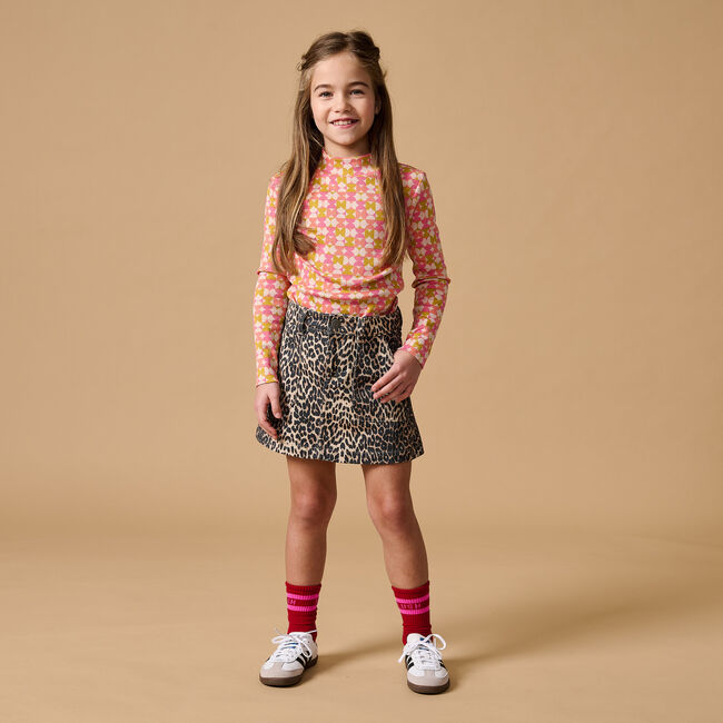 PETIT BLUSH Haut RIB TURTLE NECK en multicolore - large