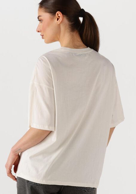 ALIX THE LABEL T-shirt LADIES KNITTED SILVER BULL T-SHIRT en blanc - large