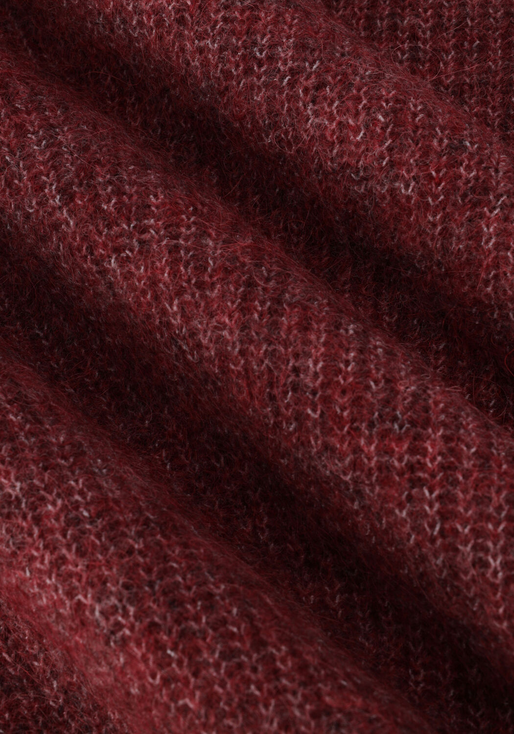 MOS MOSH Pull THORA V-NECK KNIT en rouge - large