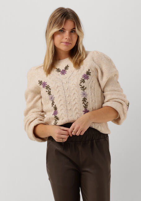 Creme LOUIZON Trui TAILOR PULL - large