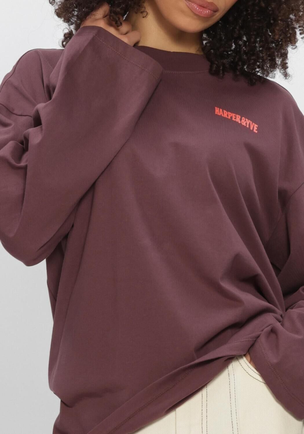HARPER & YVE Haut ELANA-LS Bordeaux - large