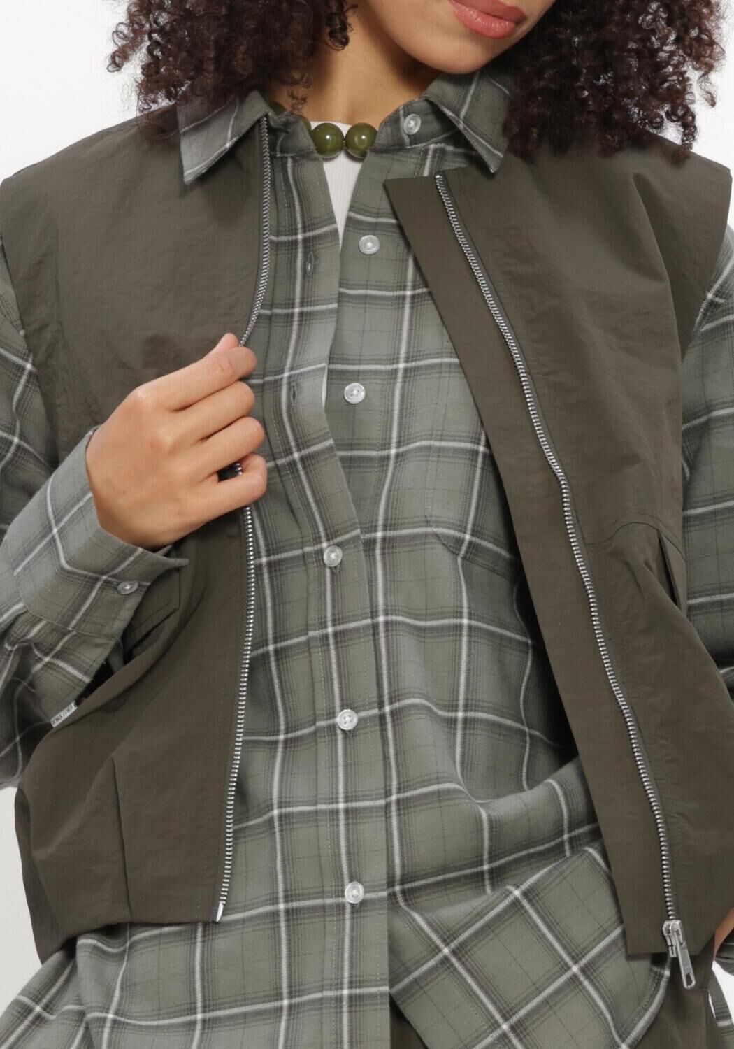 Khaki CATWALK JUNKIE Bodywarmer BODYWARMER - large