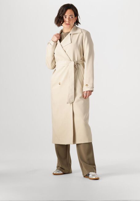 Beige NOTRE-V Jassen NV-FAE LONG COAT - large