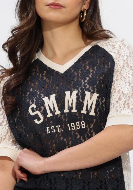 SUMMUM T-shirt TOP SPORTY LACE en bleu - large